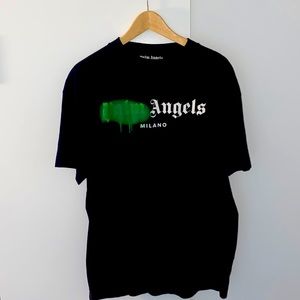 Palm Angels Men’s T Shirt, Black, Size L